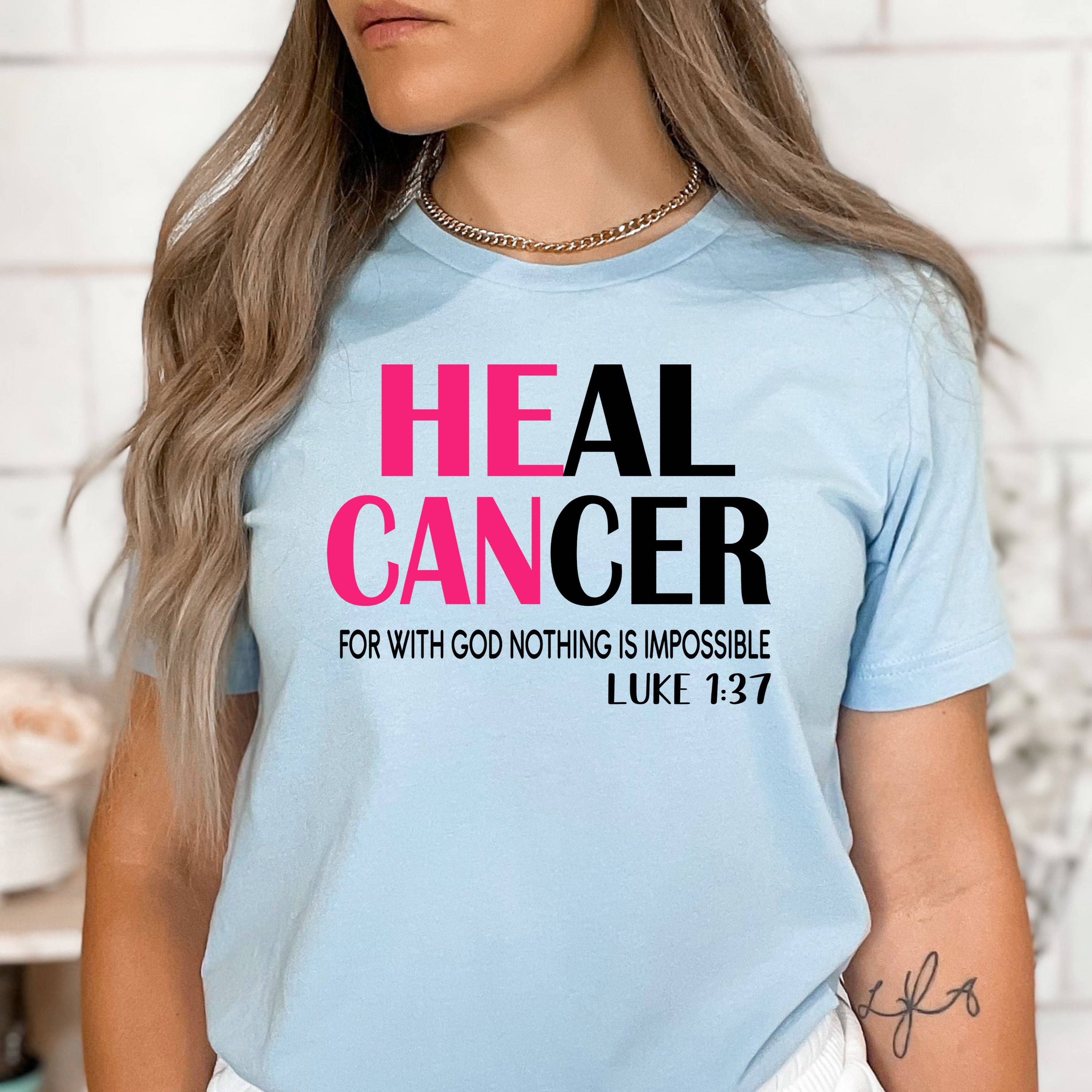 LA Shirt Company - Wholesale T-Shirt (Graphic) - Women's - Heal Cancer - Bella Canvas1