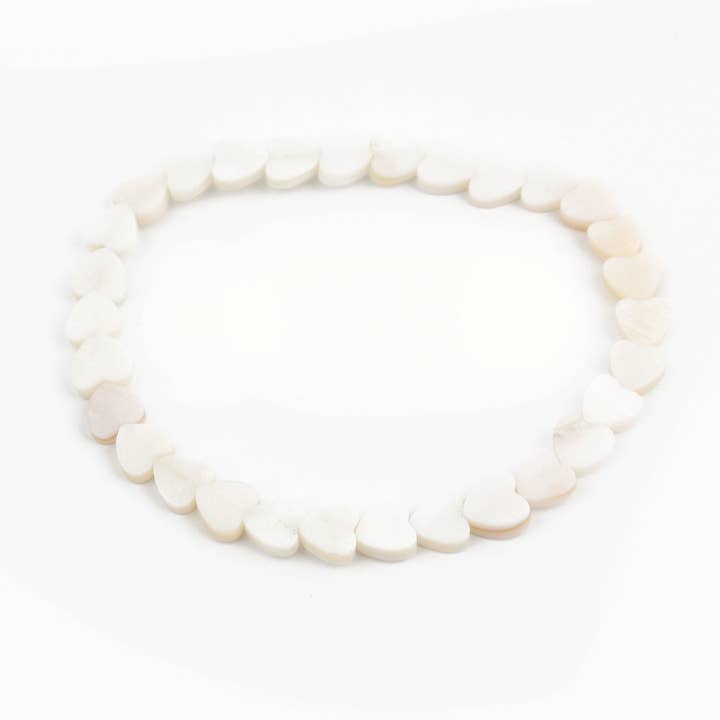 My Doris - Wholesale Beaded bracelet - MOTHER OF PEARL HEART BRACELET0
