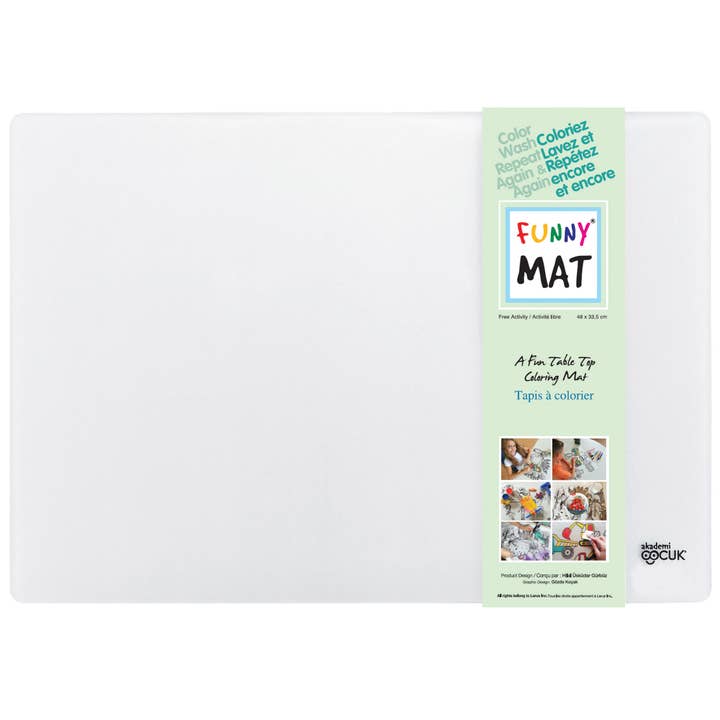 Table top coloring mat, free activity for wholesale by Funny Mat