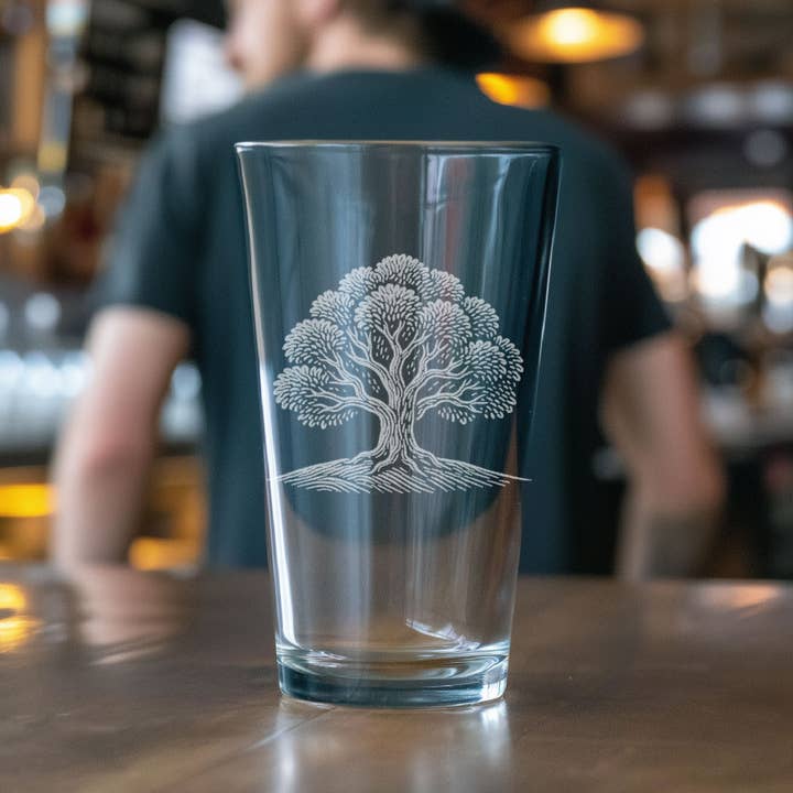 Benoit's Design Co. - Wholesale Cocktail/Liquor Glass - Live Oak Tree Drinking Glasses1
