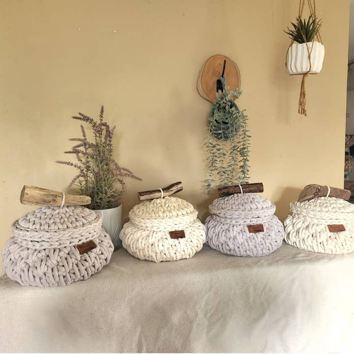 Naturalmarjory - Vente Décorations de table - Bonbonniere crochet