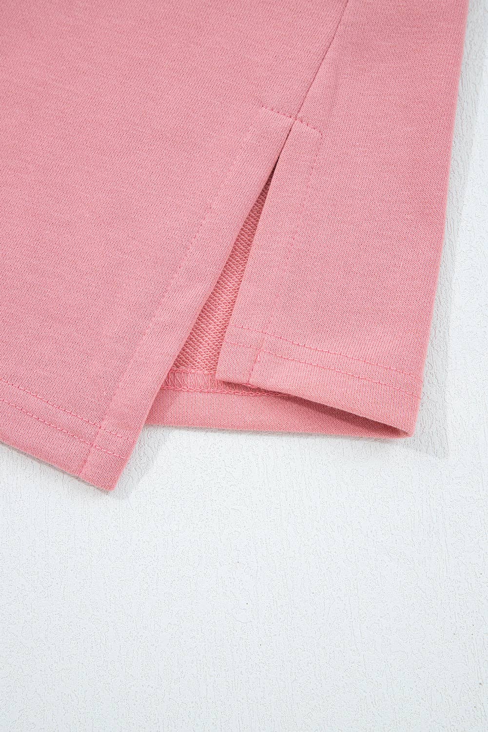 Fiore di Pesco Felpa oversize con applicazioni floreali di fiori di pesco in vendita all'ingrosso su Faire3