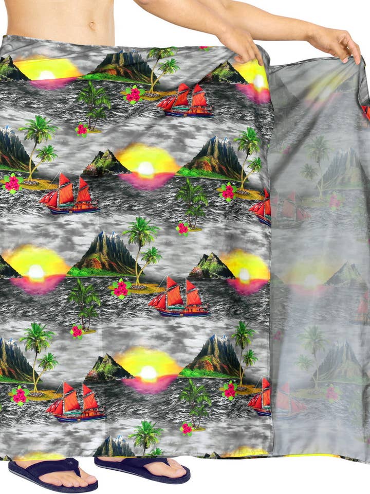 Sunset Beach Wrap för män för wholesale av Happy Bay / La Leela