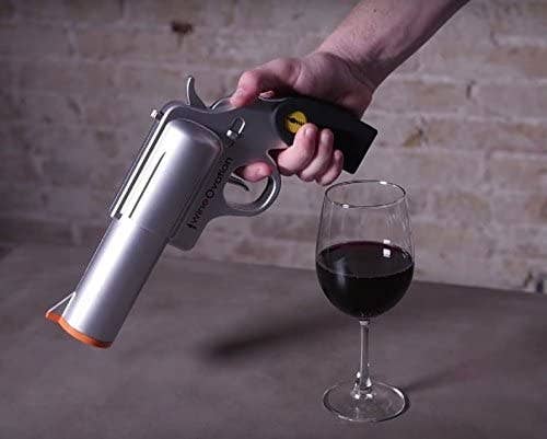 Wineovation - Wholesale Wine Tool Set - Wineovation Powered Wine Opener Gun, (Simulated Chrome)6