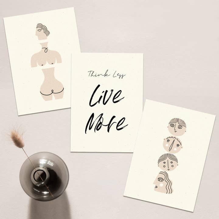 Home Office Wall Decor Boho modern minimalist Art Prints for wholesale by Todo Bien Design Inc