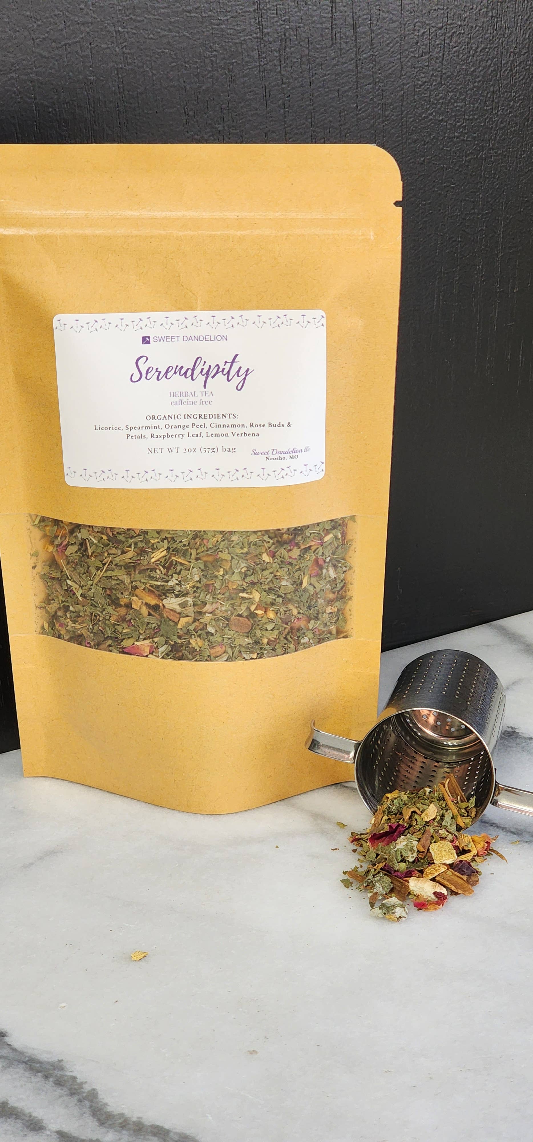 Sweet Dandelion, llc - Wholesale Loose Tea - Serendipity Herbal Tea4