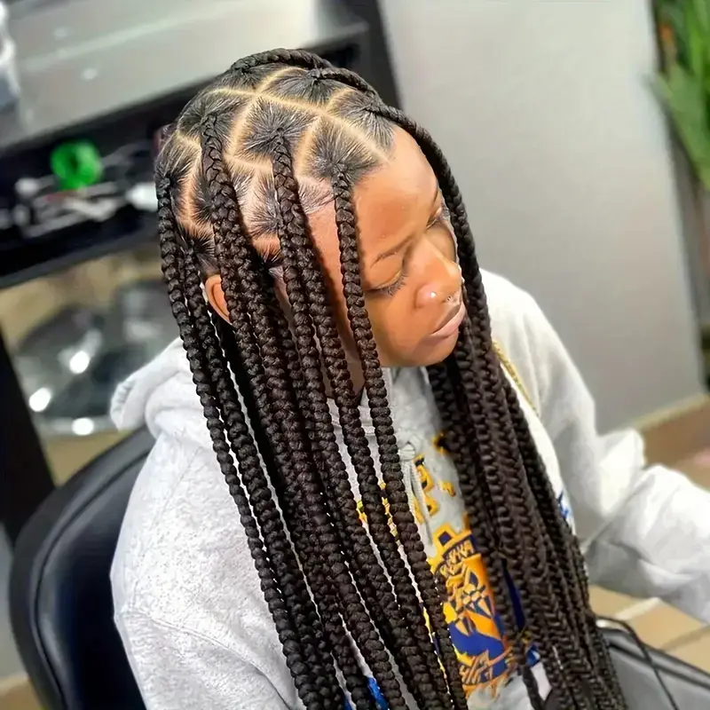 U-Got Beauty Hair & Supply Store - Wholesale Hair Extensions - Women's Full Lace Front Wig - Knotless Box Braids2