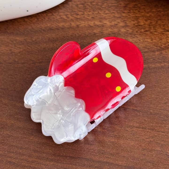 SoapElenGlen - Wholesale Hair Clip - Women's - Cartoon Christmas Series Hair Clip, Winter Snowman Hair Claw8