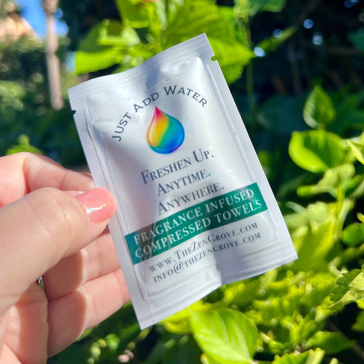 Serviettes Comprimées Bayou Beignets pour la vente par The Zen Grove Inc