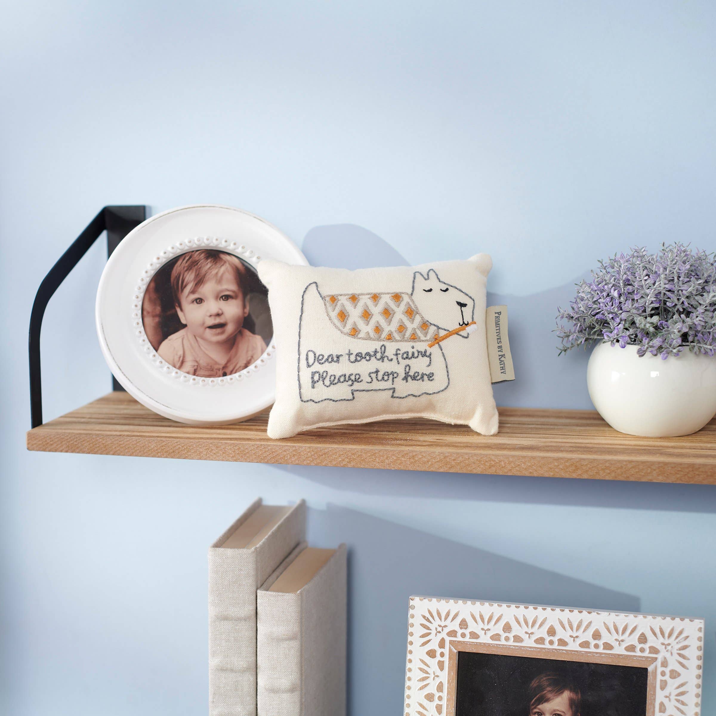 Primitives by Kathy - Wholesale Toothfairy Pillow - Kids - Puppy Tooth Fairy Pillow4