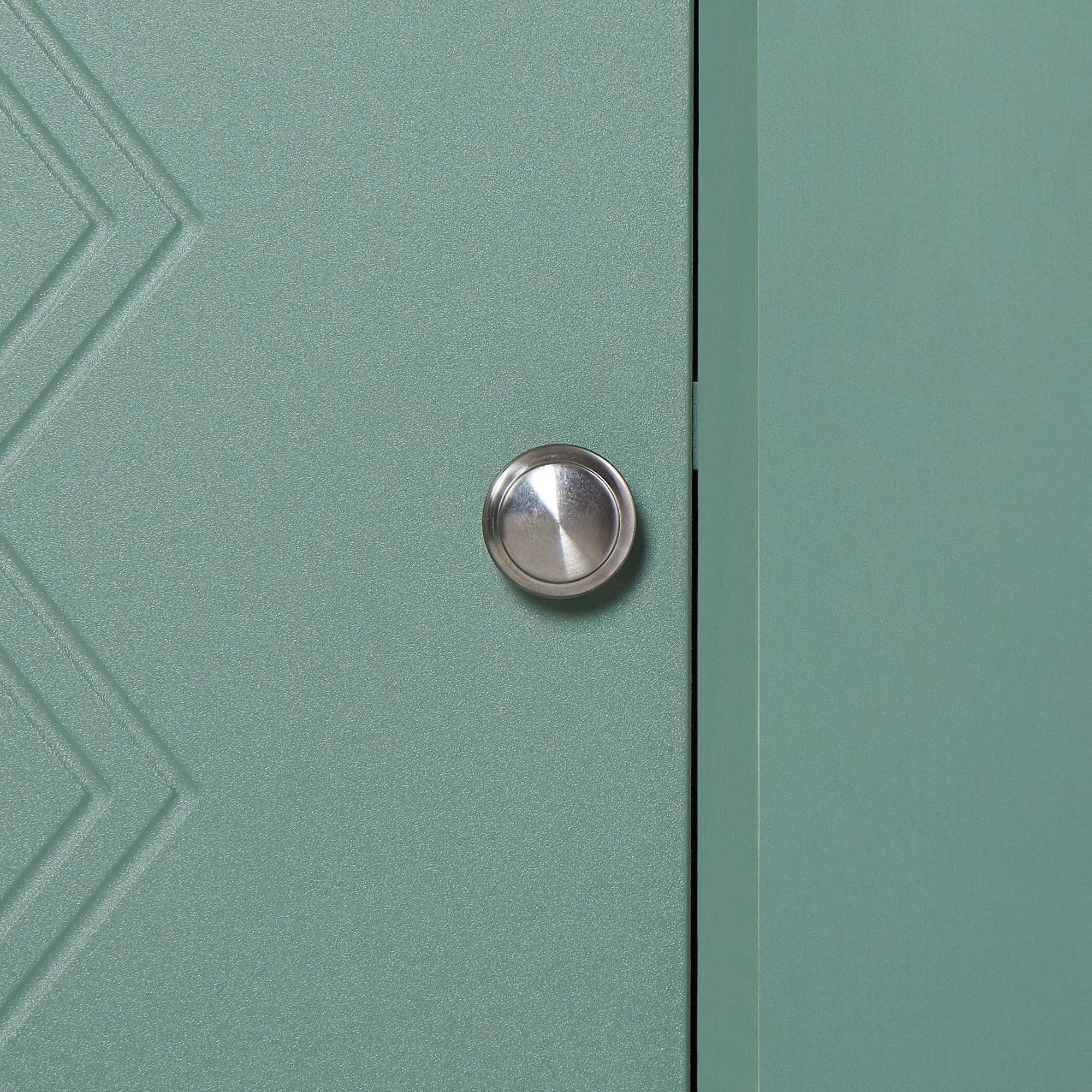 Orange County Decor - Wholesale Cabinet - Tall Bathroom Corner Cabinet, Freestanding Storage Cabinet With Doors And Adjustable Shelves, Mdf Board, Green Green Mdf19