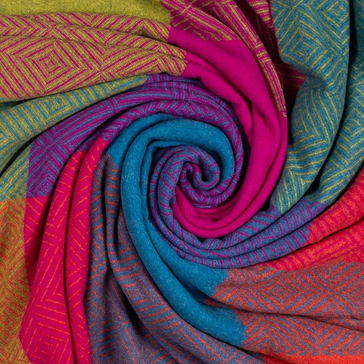 Prince of Scots – wholesale Prydnadsfilt – Southampton hem merino ull blocket kasta (lysande)2