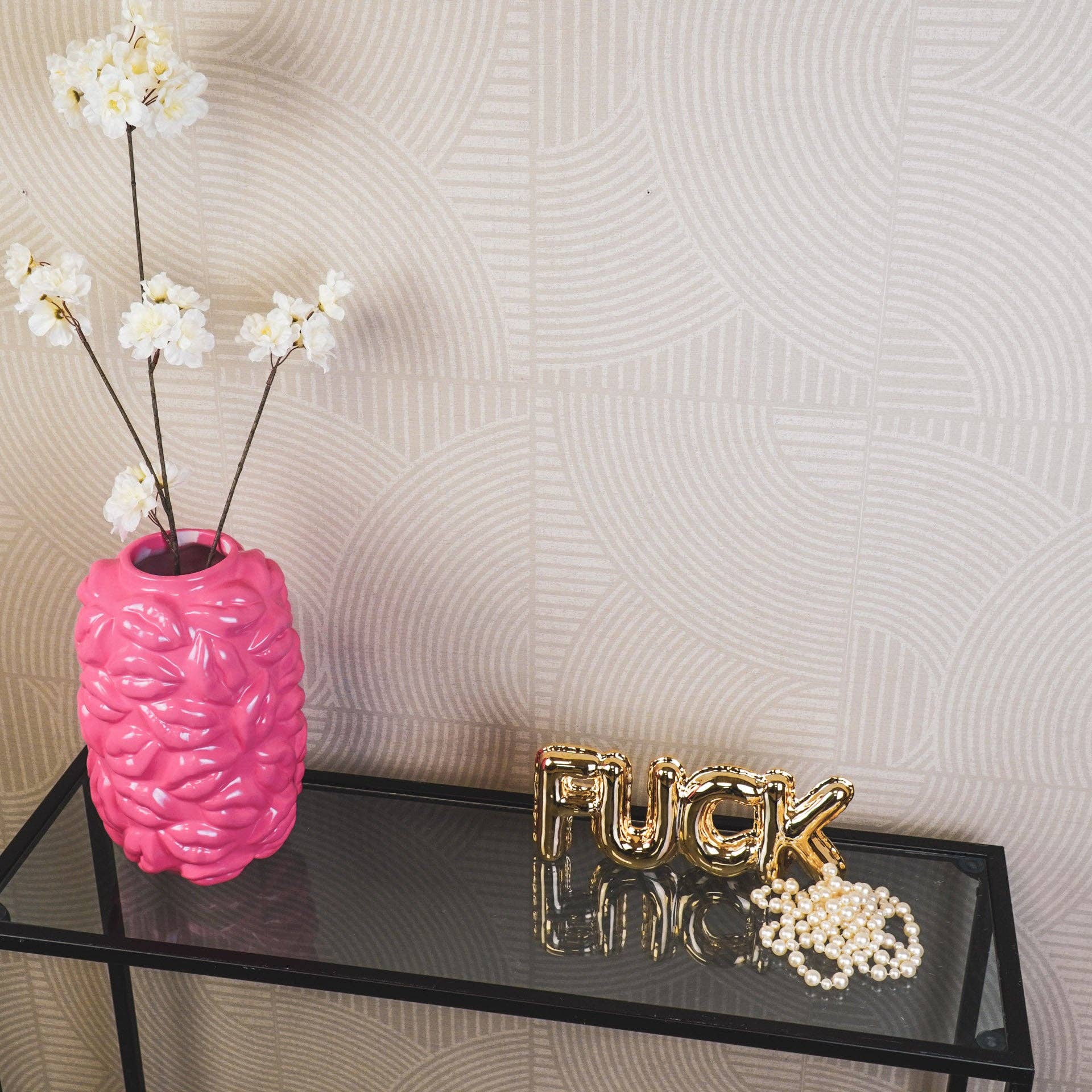 Housevitamin bv - Wholesale Vase - Vase - Kisses - Ceramics - Neon Pink - 17x17x27cm3