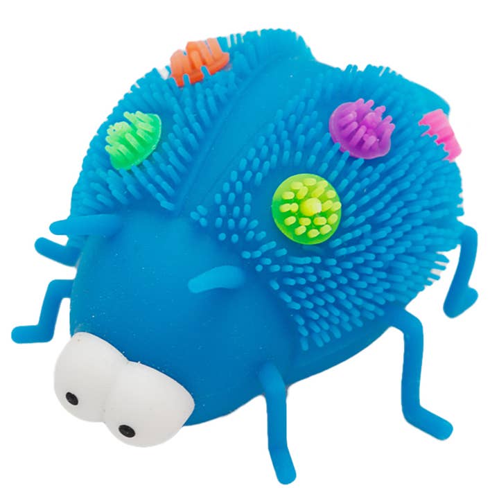 Cap Zone - Wholesale Knijpbal - Kinderen en baby - Goofy Ladybug Spiky Puffer LED Light-Up Squishy7
