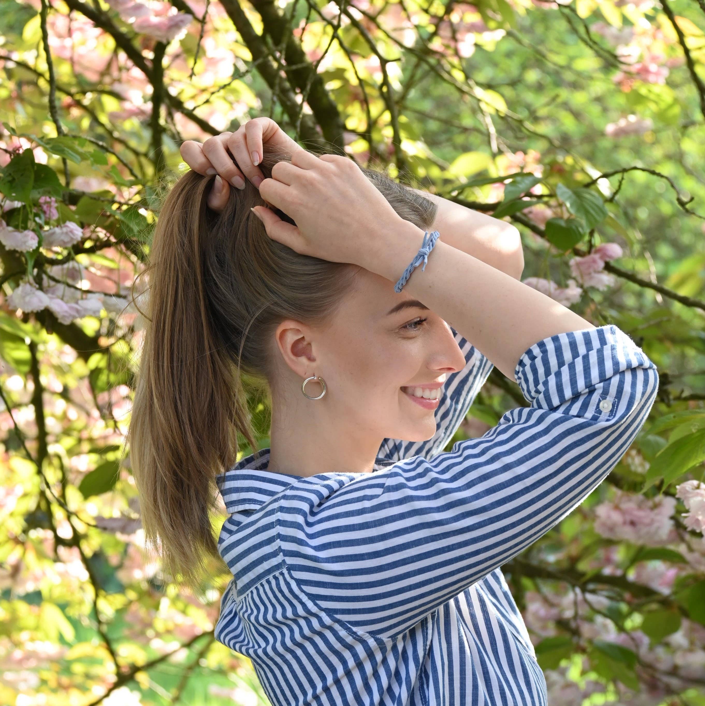 Bellody GmbH – wholesale Hårsnoddar – Dam – Hårsnoddar blå - Bellody® (4 stycken - Seychelles Blue)5