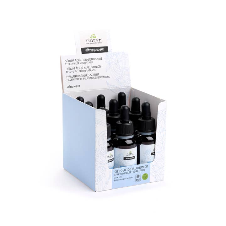 Gesichtsserum mit feuchtigkeitsspendender Hyaluronsäure und Filler-Effekt – 30 ml für den Großhandel von Altromercato