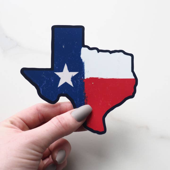 Sentinel Supply - Wholesale Sticker - Classic Texas Flag Sticker, TX Bumper Stickers3