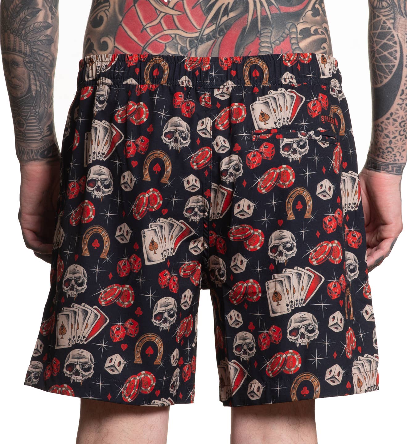 Sullen Clothing - Vente Short de bain – homme - Tough Luck - Short de bain taille E de 18 pouces2
