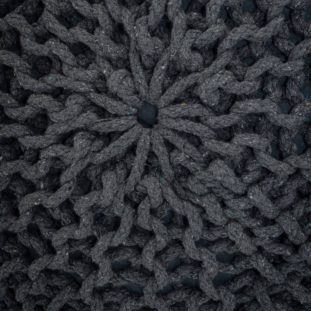 Voglrieder - Wholesale Pouf - Pouf, diameter 55 cm, knitted stool, pouf, pouf, floor cushion, large37