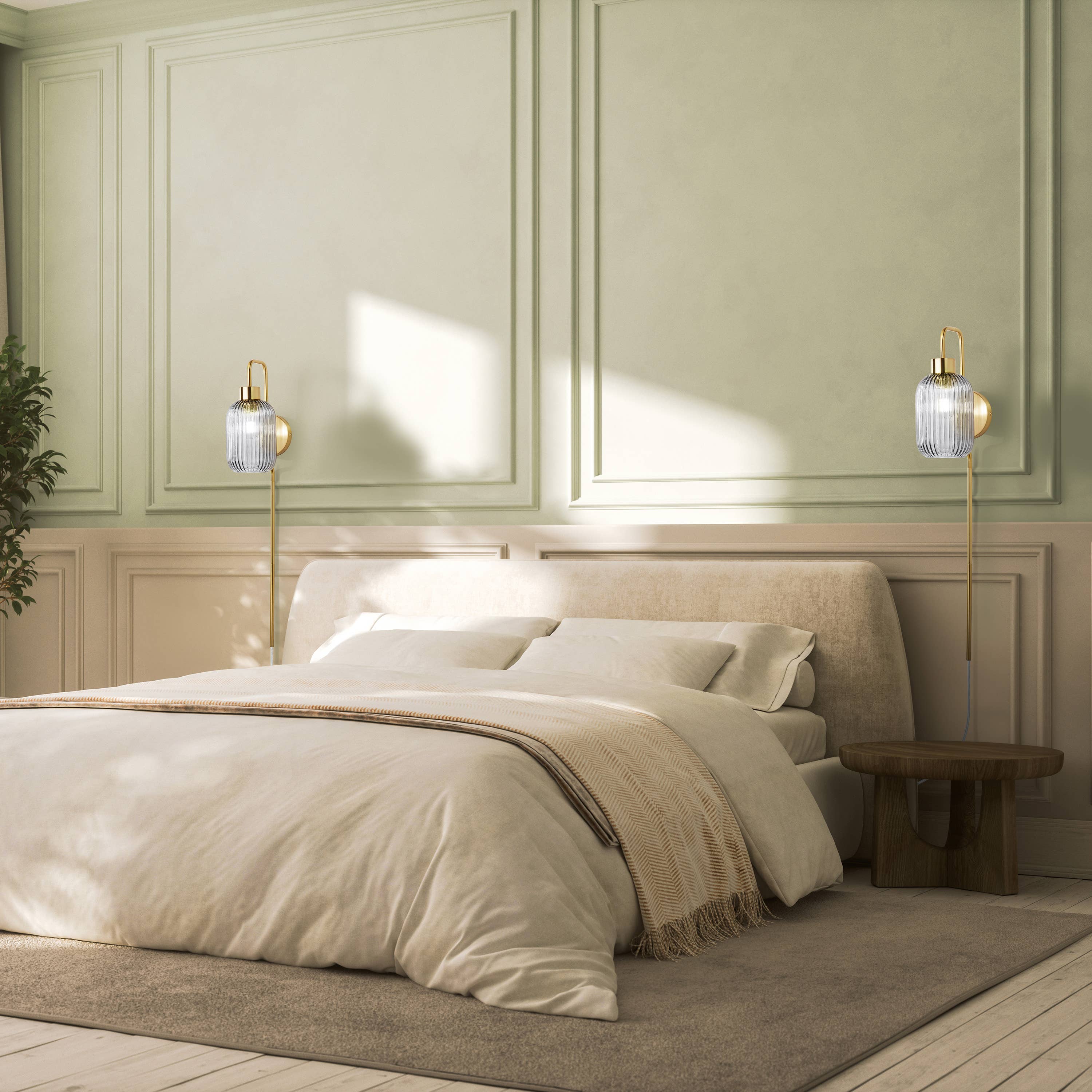 River of Goods - Wholesale Sconce - 32"H Davia Retro Wall Sconce Pink, White, Smoke, or Green4