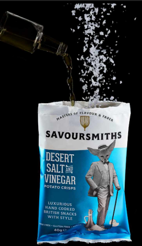 Savoursmiths – wholesale Crisps – Savoursmiths Desert Salt and Vinegar Potato Crisps 40g2