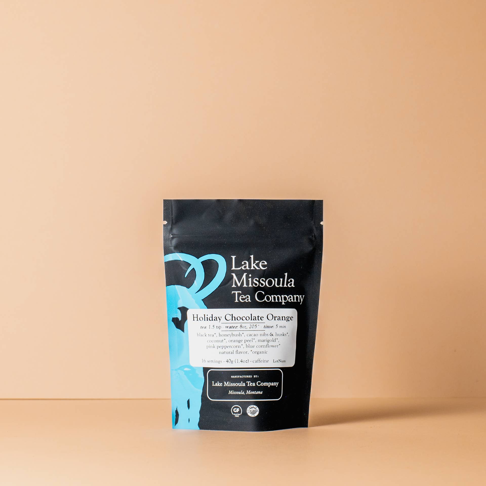 Lake Missoula Tea Company - Vente Thé en vrac - Orange chocolatée des Fêtes0
