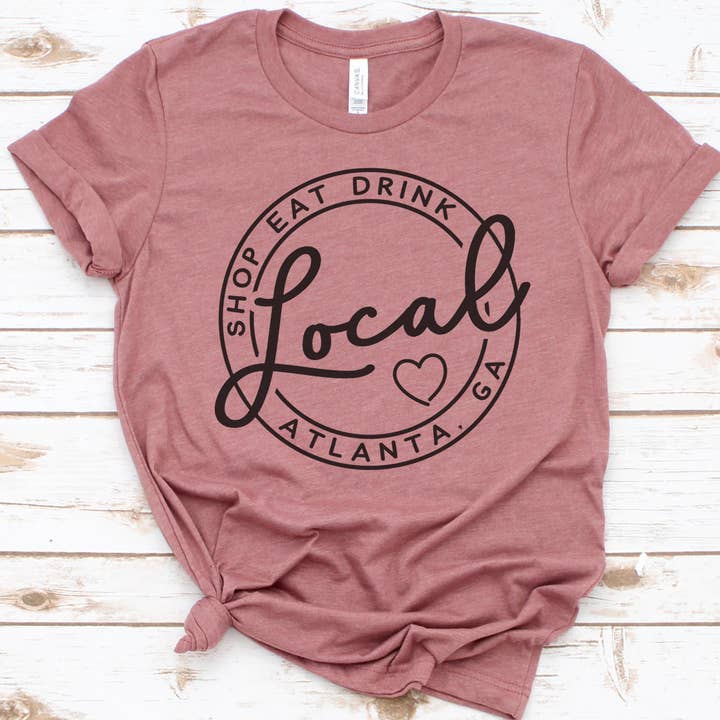 Quotable Life - Wholesale T-Shirt (Graphic) - Women's - Custom Local Circle Shop Eat Drink Tee NEW COLORS