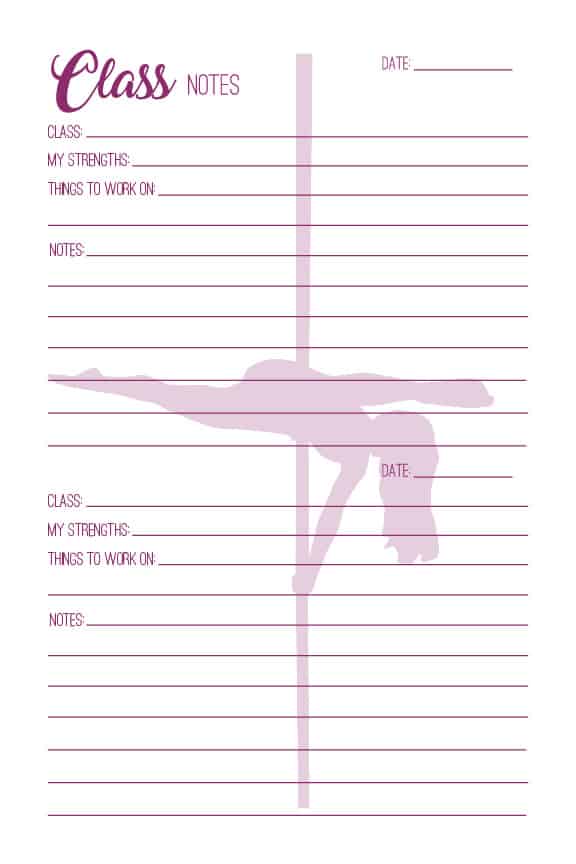 Circus Unicorn Shop - Wholesale Journal/Diary - The Pole Dancer's Journal1