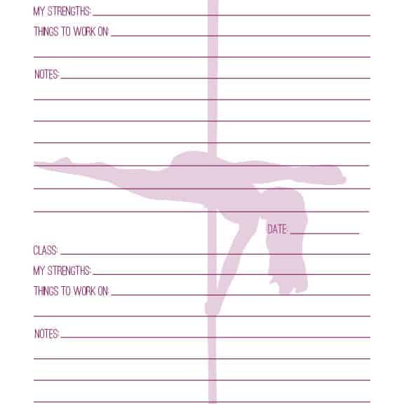 Circus Unicorn Shop - Wholesale Journal/Diary - The Pole Dancer's Journal1
