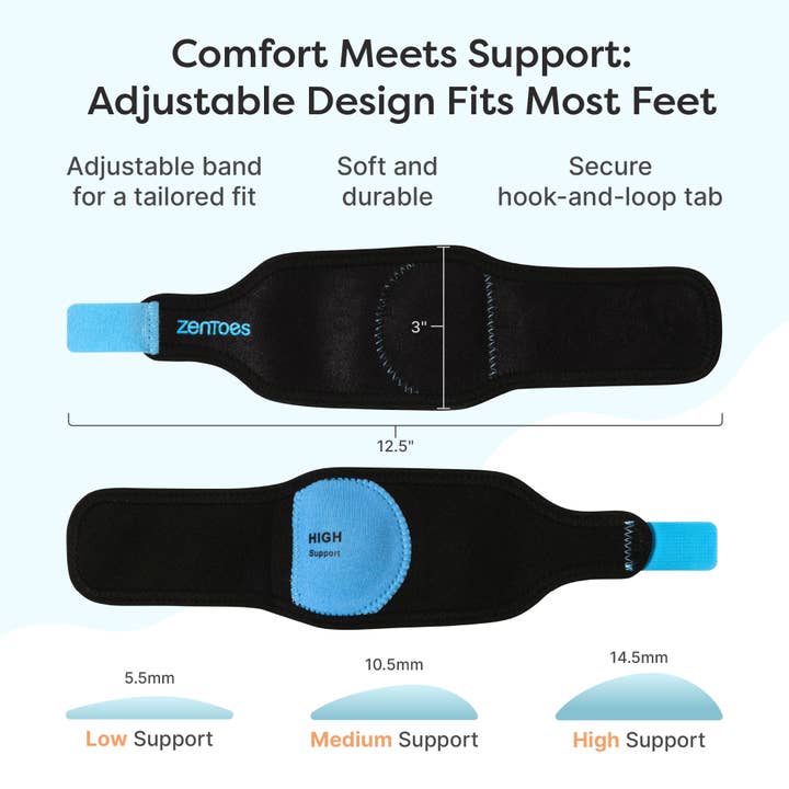 ZenToes - Wholesale Body Brace/Support - Adjustable Arch Support BandsÂ