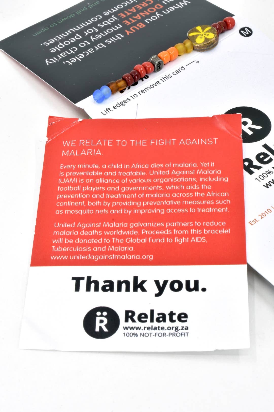 Swahili | AFRICAN MODERN - Wholesale Beaded Bracelet - Protect a Child from Malaria South African Relate Cause Bracelet4