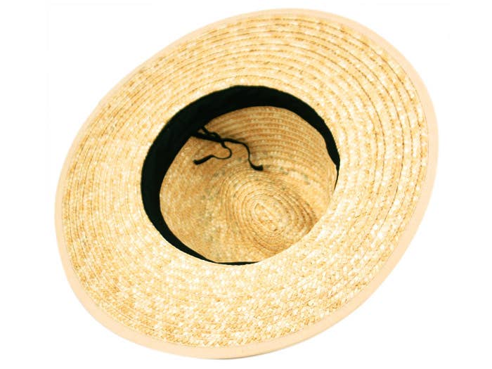 Epoch hats - Wholesale Straw Hat - Women's - Straw Panama Sun Fedora Hat With Grosgrain Band2