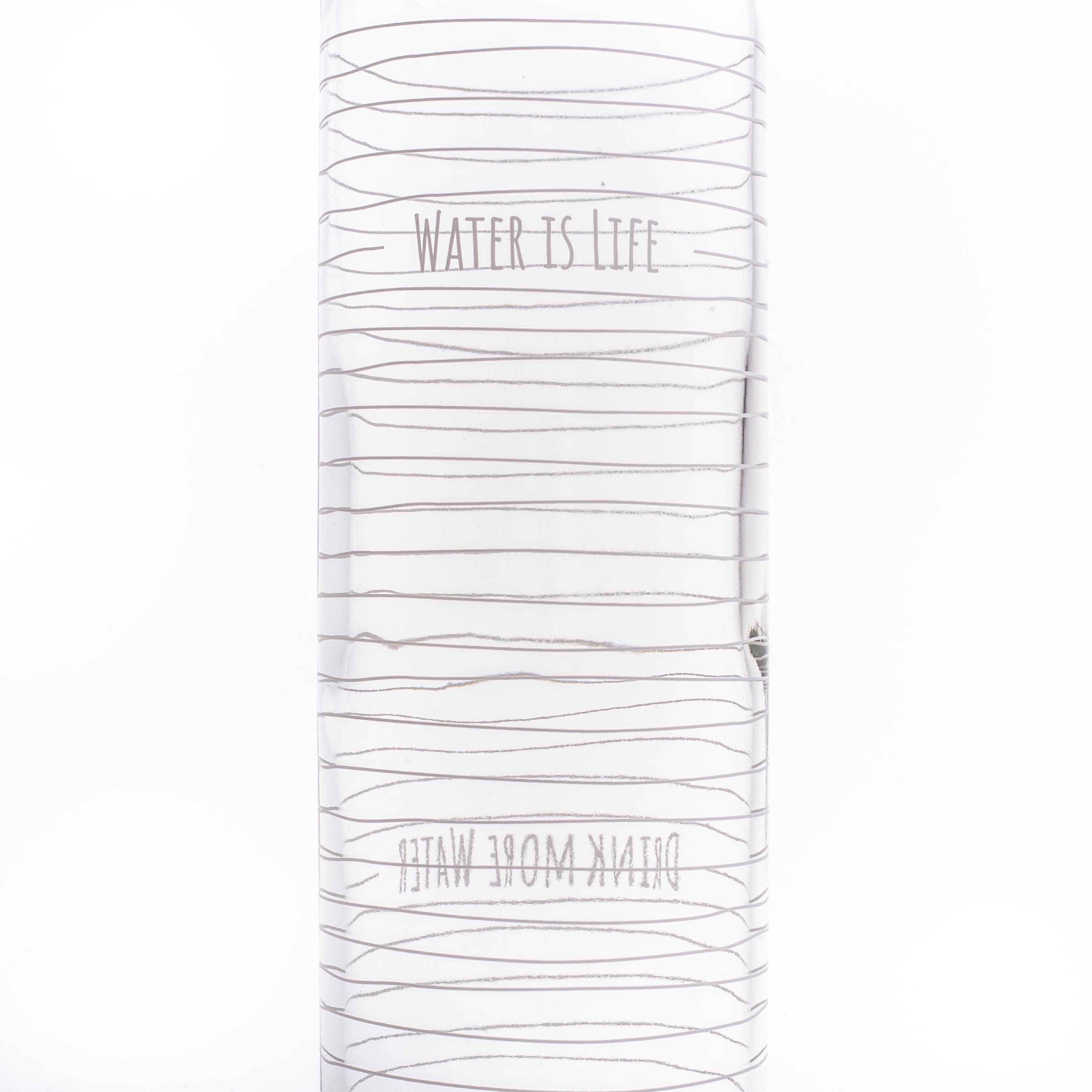 Carry Bottles - Wholesale Water Bottle - Glass water bottle - CARRY Bottle WATER IS LIFE 1.0l6