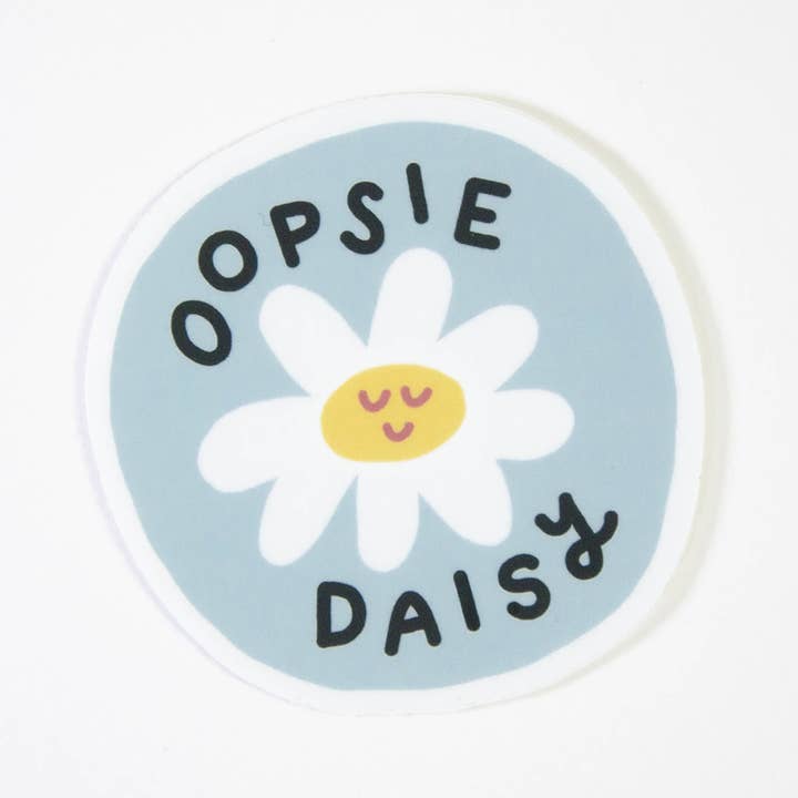 Oopsie Daisy Sticker for wholesale by Lettering By KT