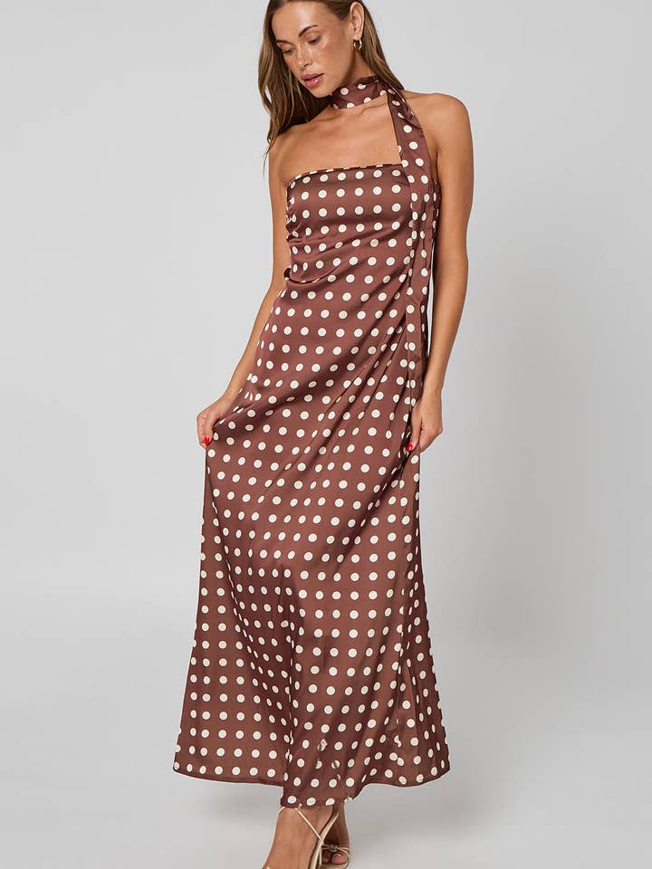 Fläck Bandeau Maxiklänning för wholesale av Urban Bliss