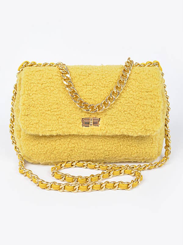 Faux Fur Shoulder Bag for wholesale by Shop Neighbors