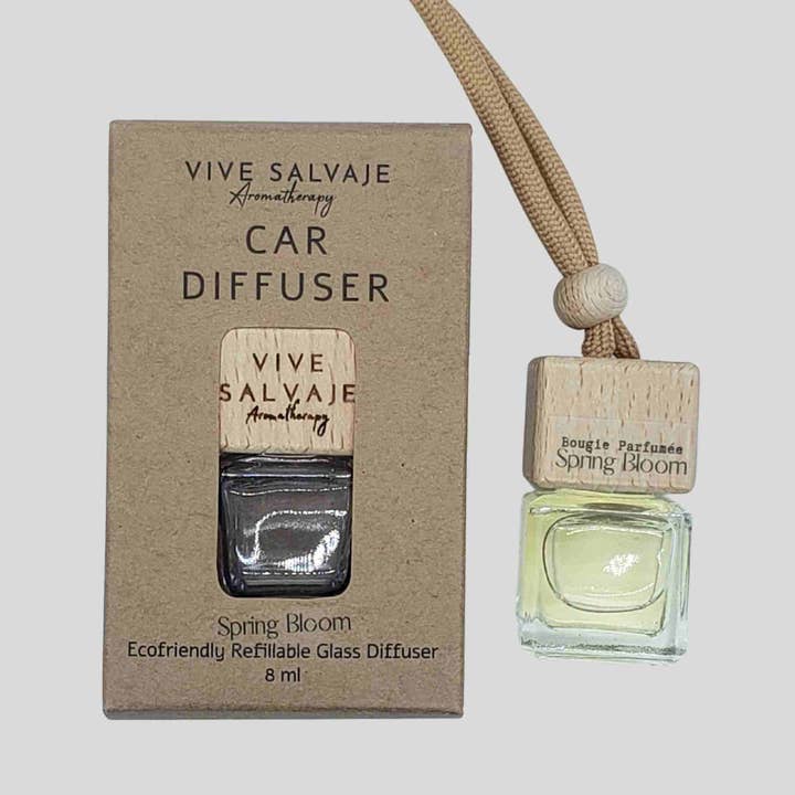Bougie Perfumee Spring Bloom Car Diffuser for wholesale by Vive Salvaje Aromatherapy