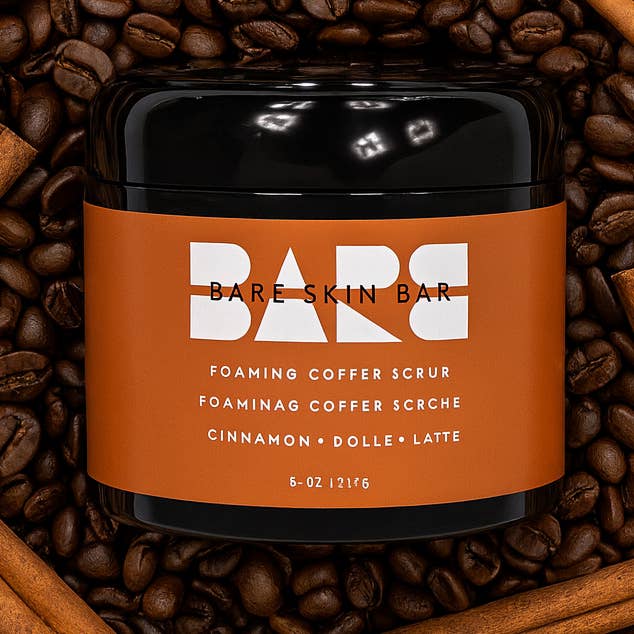 Bare Skin Bar/By Steven - Vente Gommage/exfoliant pour le corps - Gommage Moussant au Café CINNAMON DOLCE LATTE0