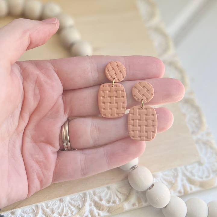 Nina Dangles in Woven for wholesale by Courage & Calling