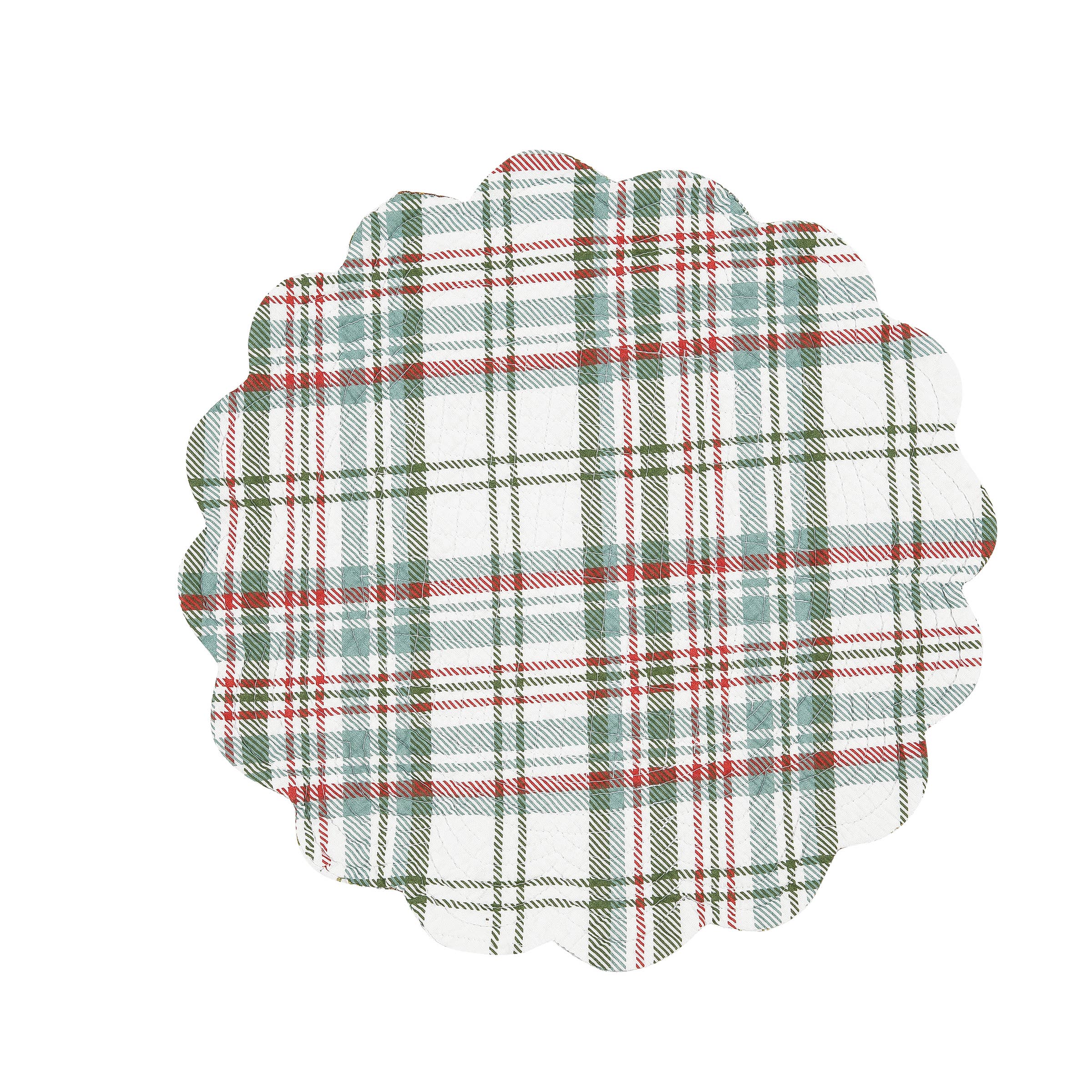 C&F Home - Wholesale Placemat - Christmas Edith Round Placemat2