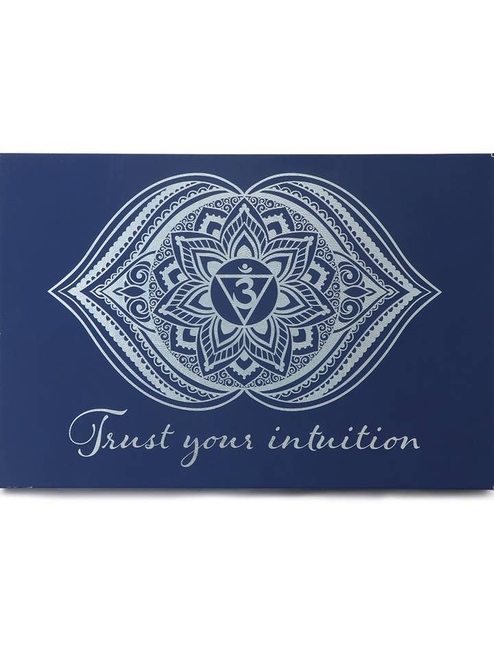 Trust Your Intuition Third Eye Chakra Wall Hanging for wholesale by Buddha Groove