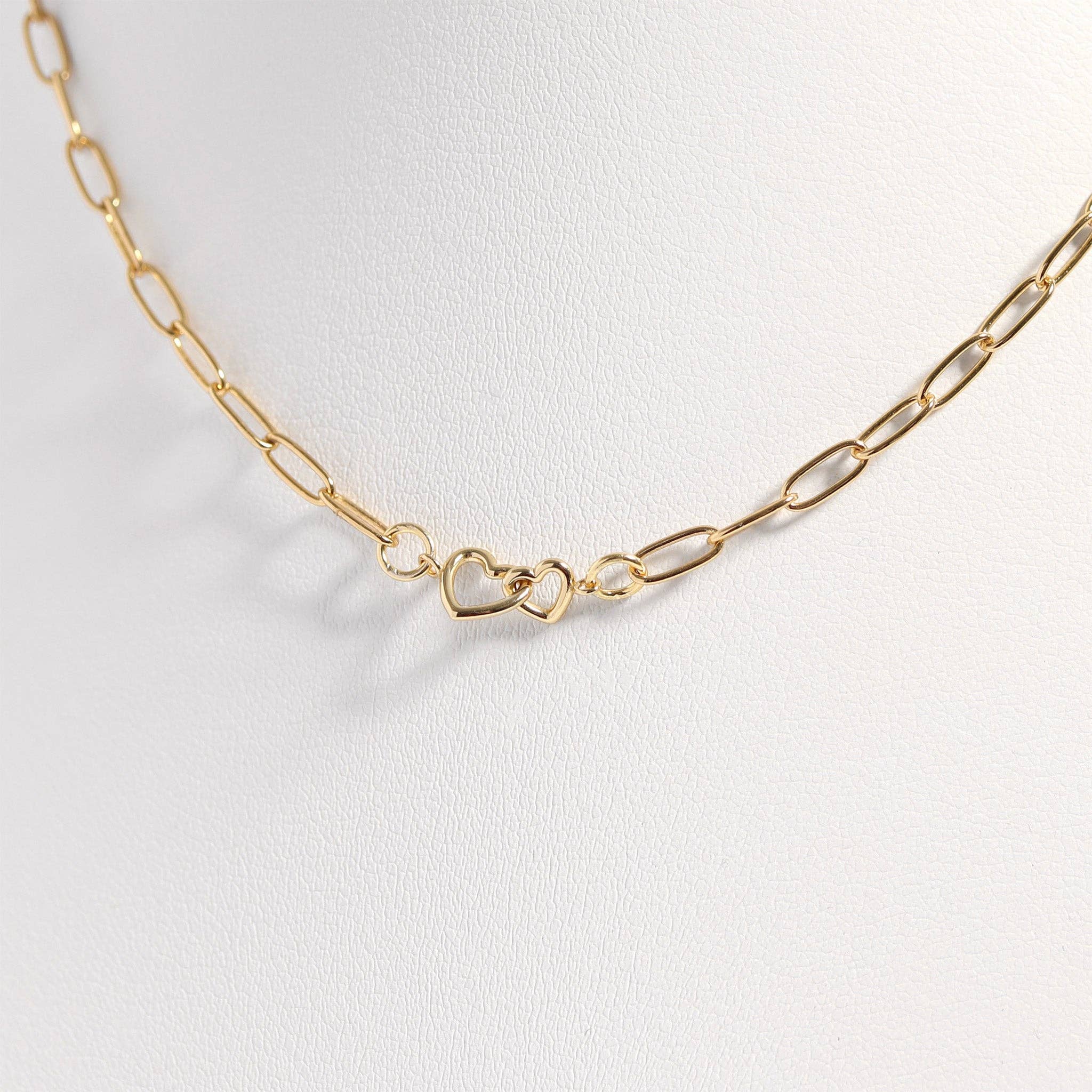 WJW - Wholesale Individual Charm/Pendant - Sterling Silver Double Heart Horizontal Connector Permanent Jewelry Charm6