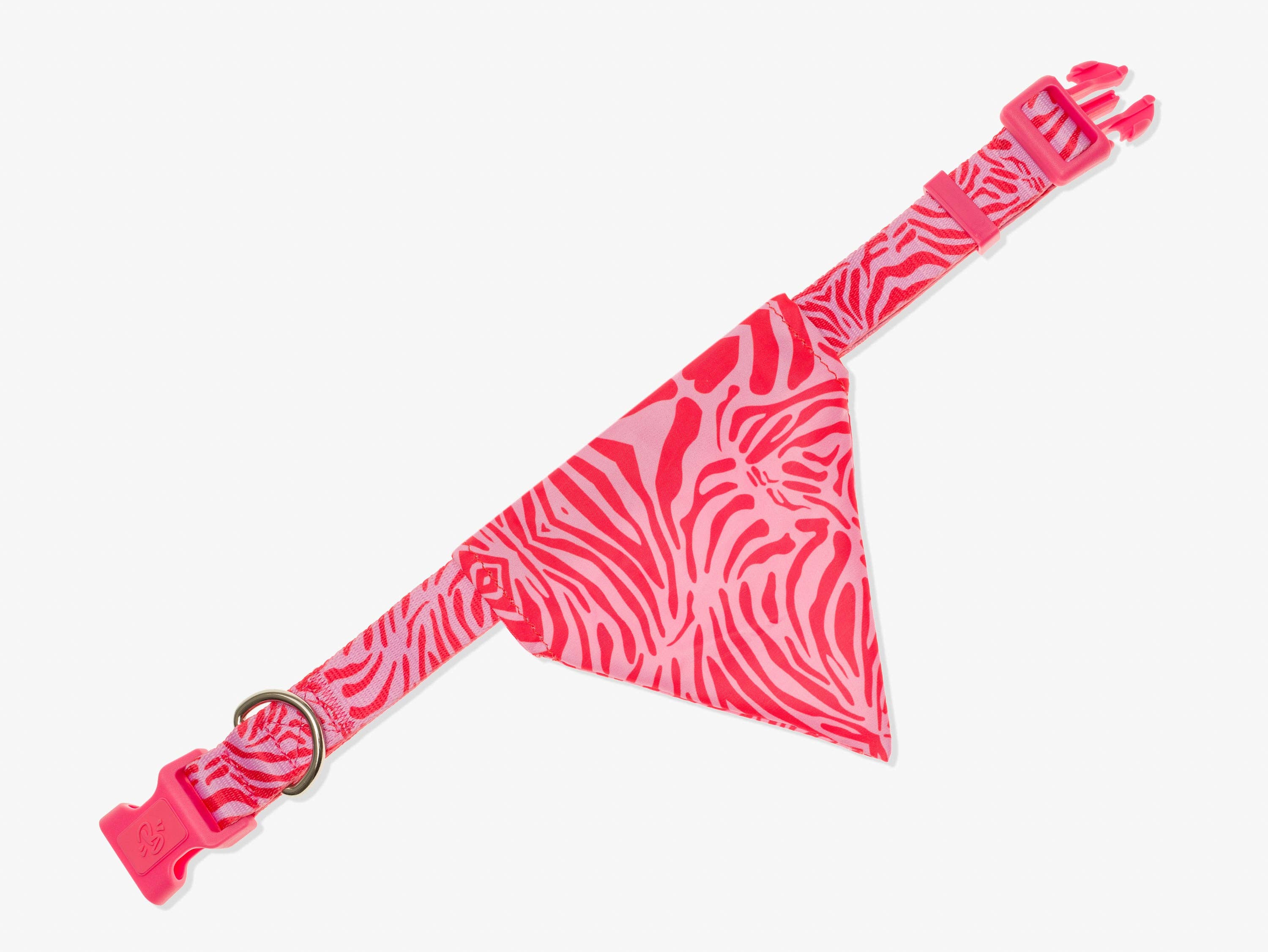 French Bandit - Wholesale Pet Bandana - Dog - Pink zebra dog bandana0