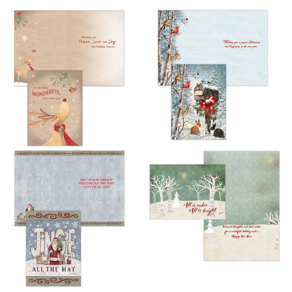 Crown Point Graphics - Wholesale Christmas Card - Jingle and Joy - Large Boxed Christmas Card Assortment1