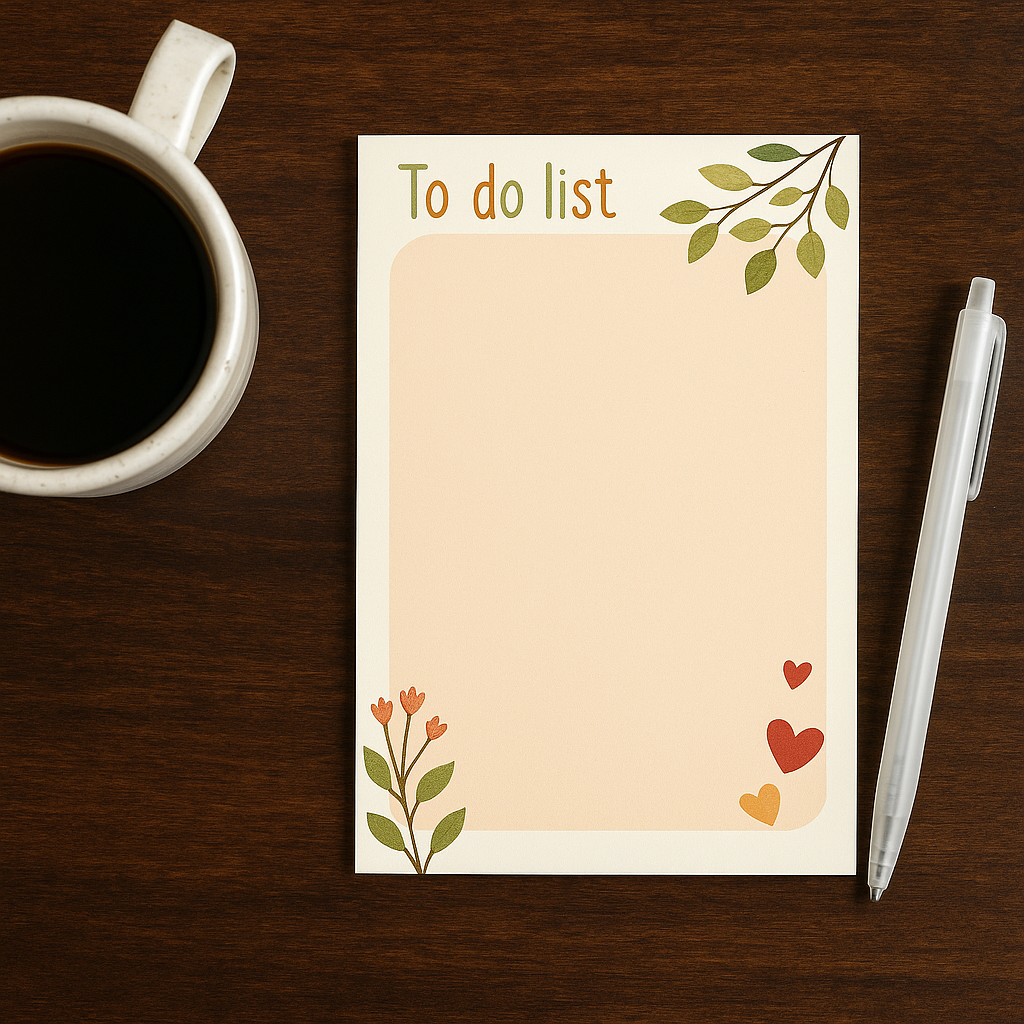 Post-it® Notes Design Series – wholesale Klisterlappar – Höstbris Att-göra Post-it®-lapp - 4x6 Klisterlappar3