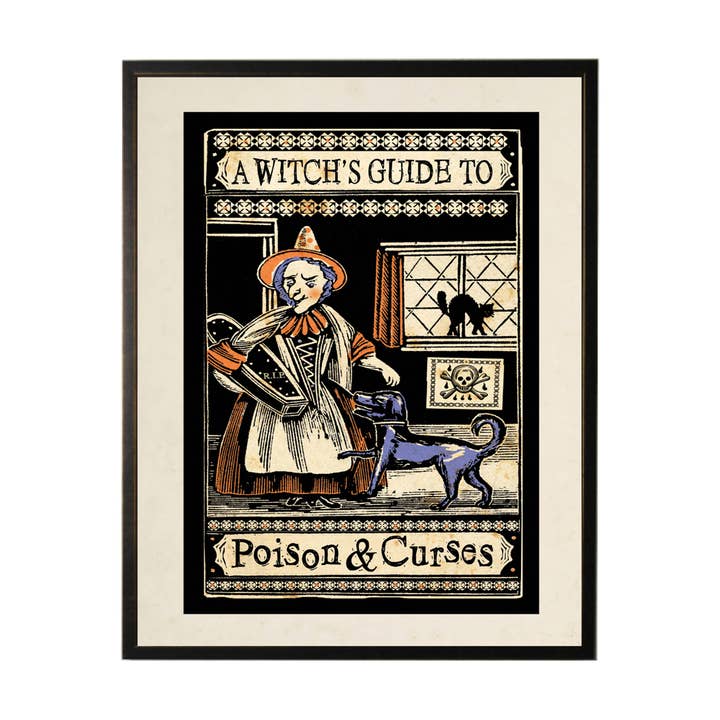 Portada del libro "Guía de una bruja" para venta al por mayor de Antique Curiosities Inc