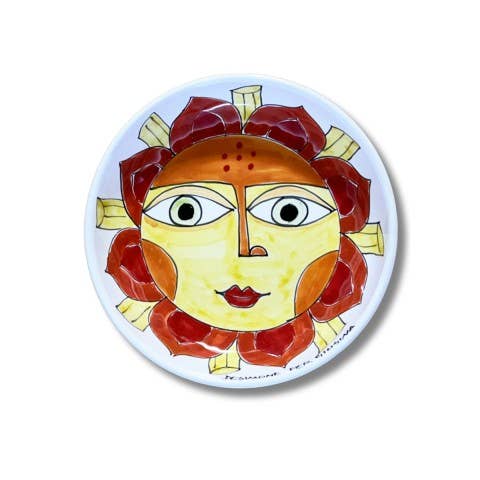 Ceramiche De Simone - Wholesale Dinner Plate - De Simone Plate for Giusina "A Sun of Pasta"2