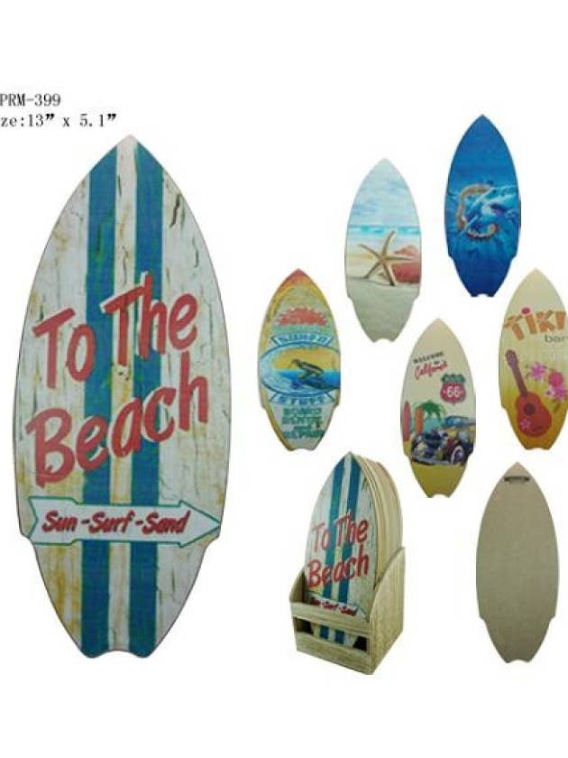 Surf Board Signs With Display for wholesale by DK Hawaii
