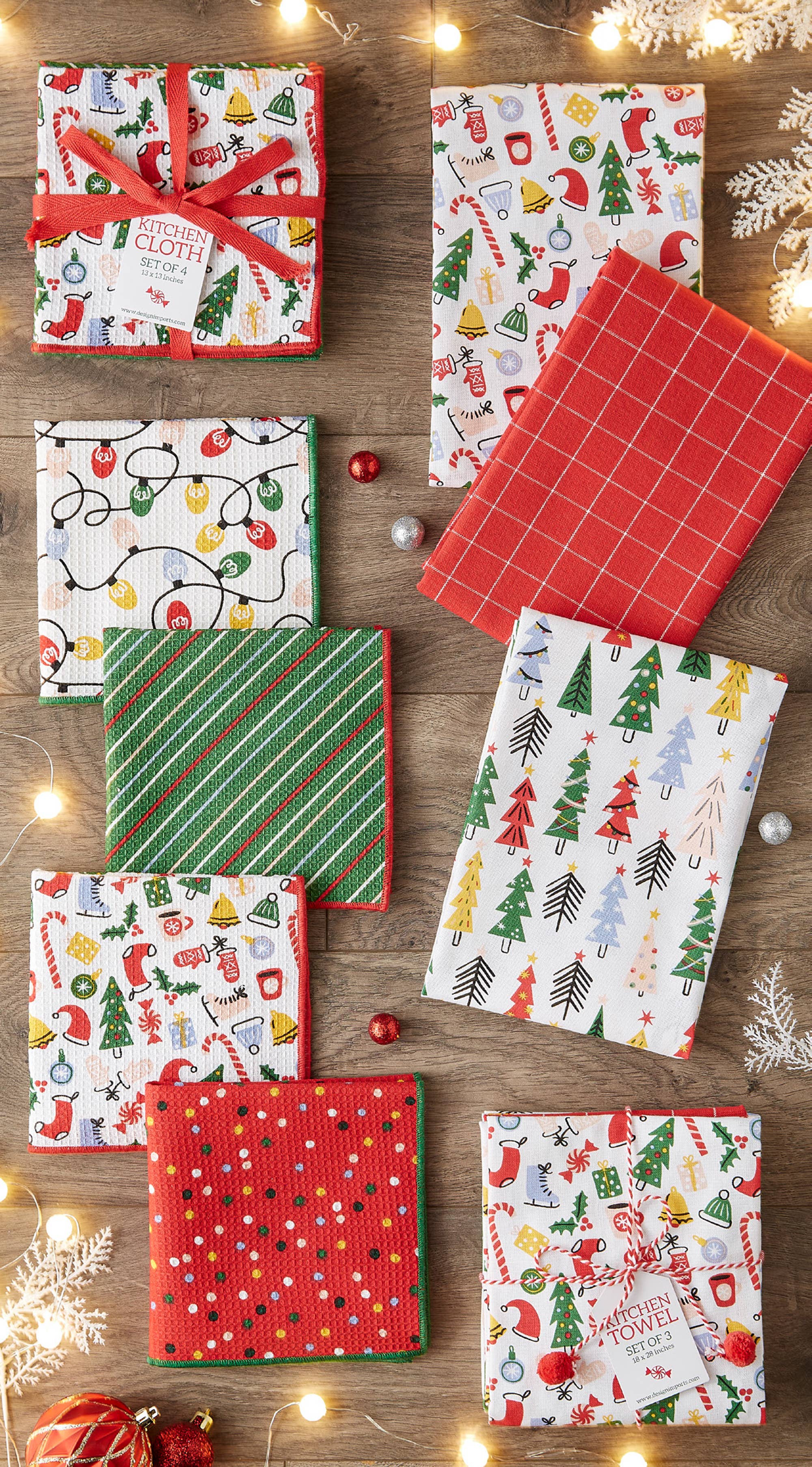 Design Imports – Toalha de chá por atacado – Conjunto De 3 Vibes Férias3