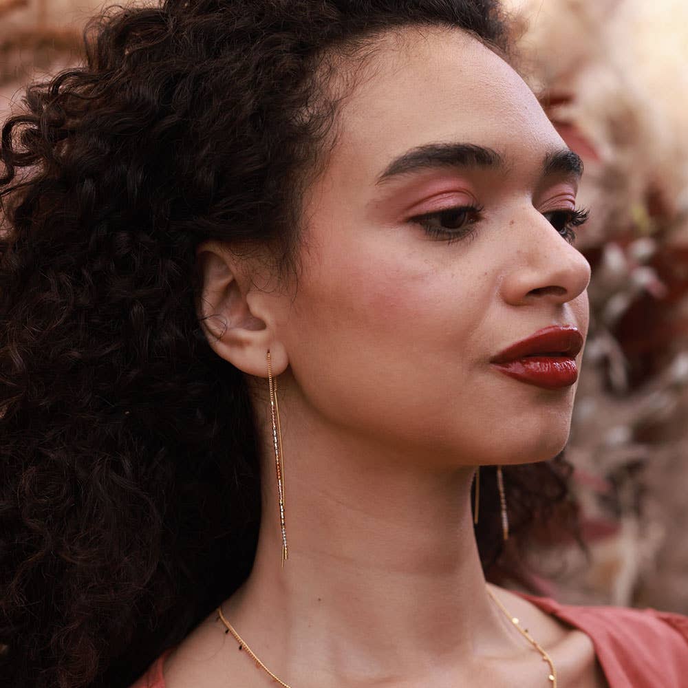 Amano Studio – wholesale Dangle earrings – Miyuki Seed Bead Threader Earrings8